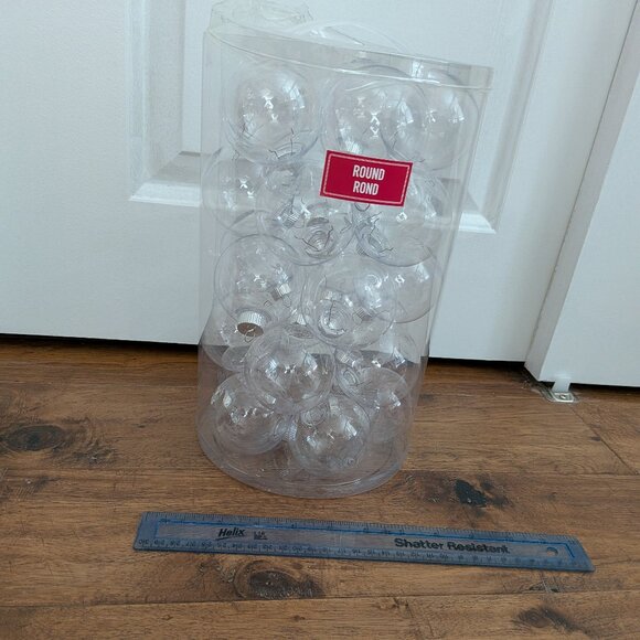 Make Market DIY plastic Christmas ornaments, 25 pc - Picture 1 of 1